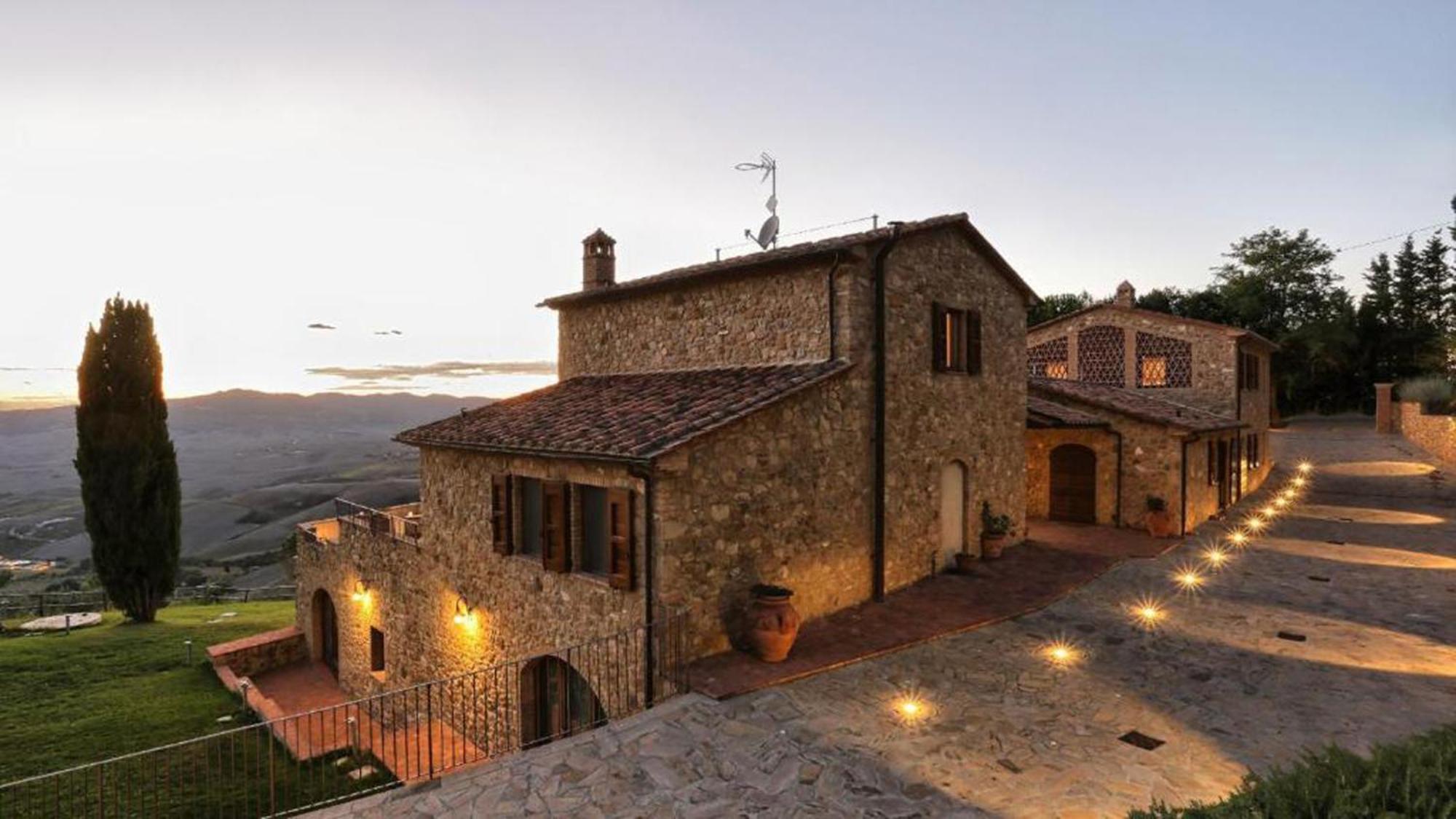 Casale Con Vista Colline Volterra Exterior foto