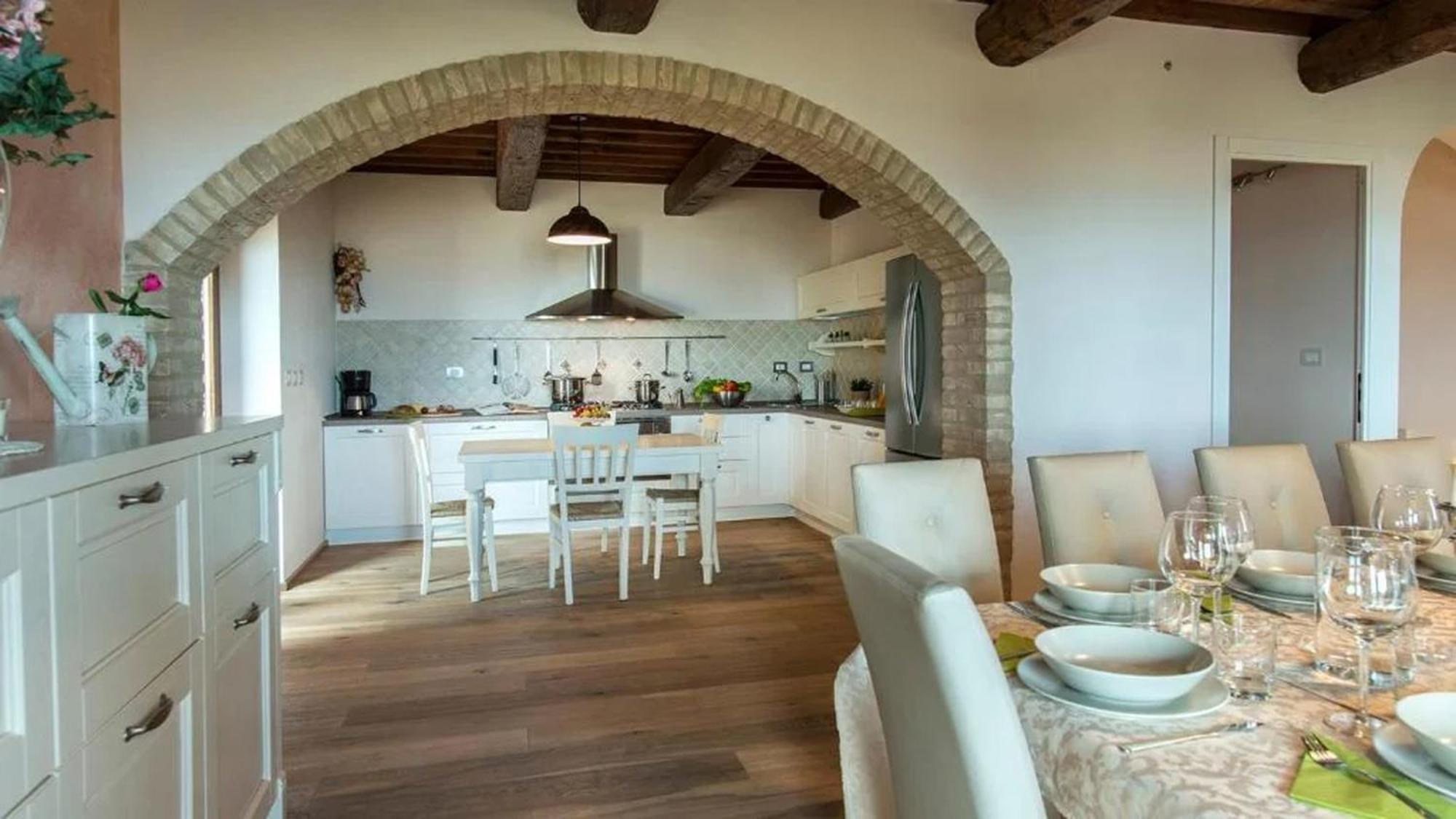 Casale Con Vista Colline Volterra Exterior foto