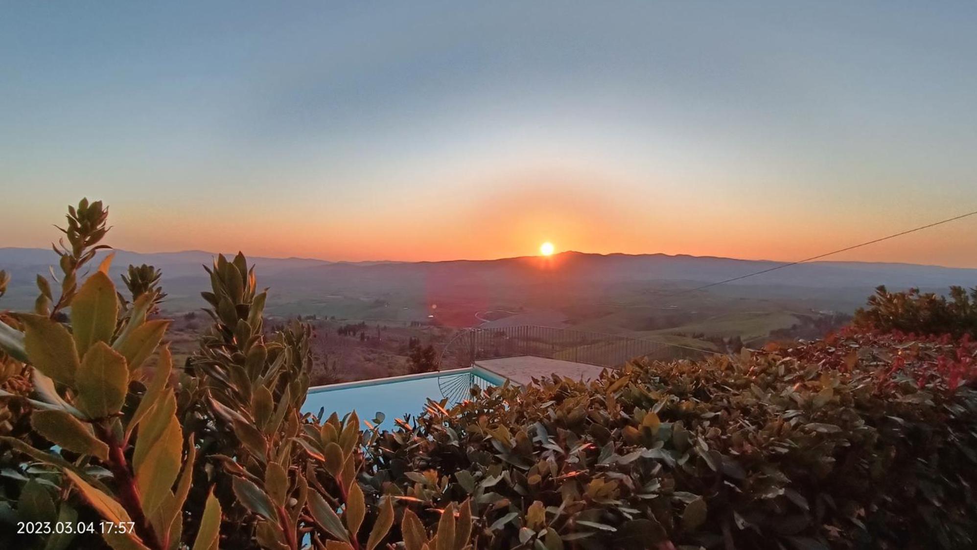 Casale Con Vista Colline Volterra Exterior foto